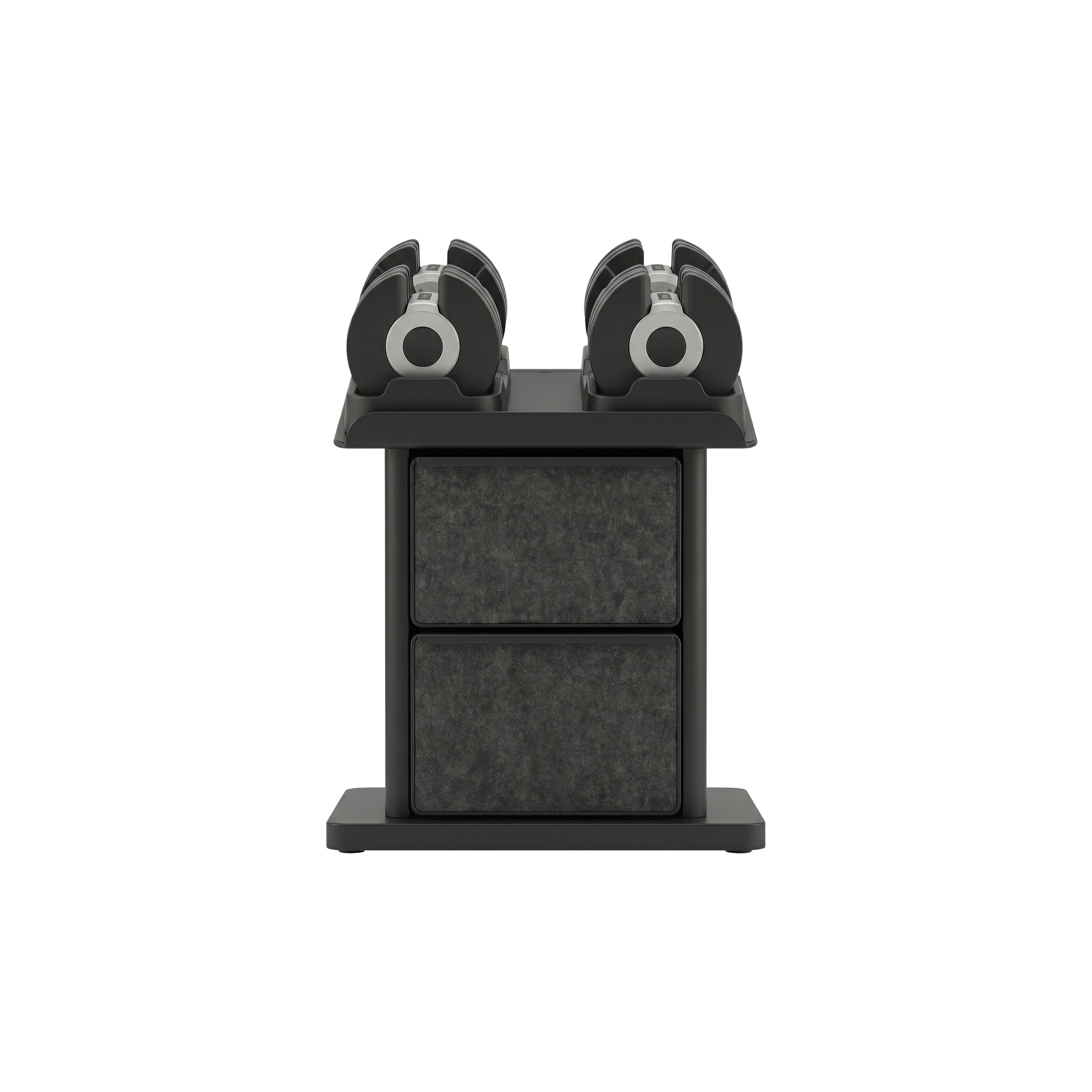 Soporte ajustable para mancuernas con almacenamiento-3