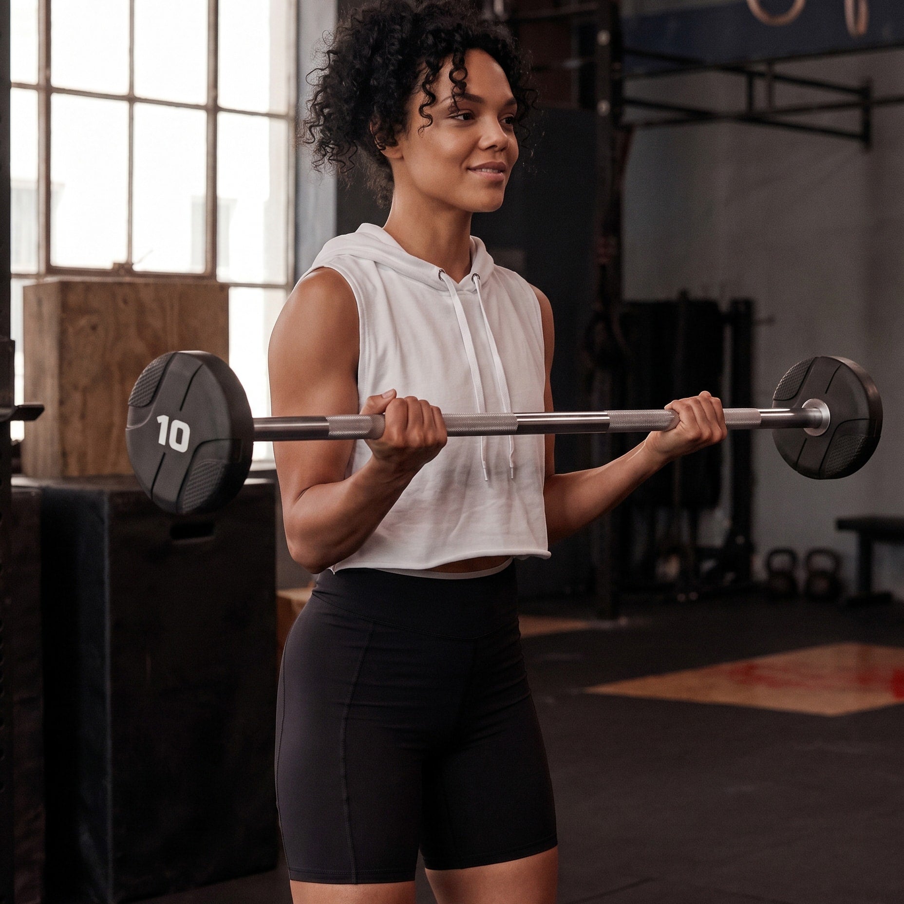 EZ Curl Barbell-2
