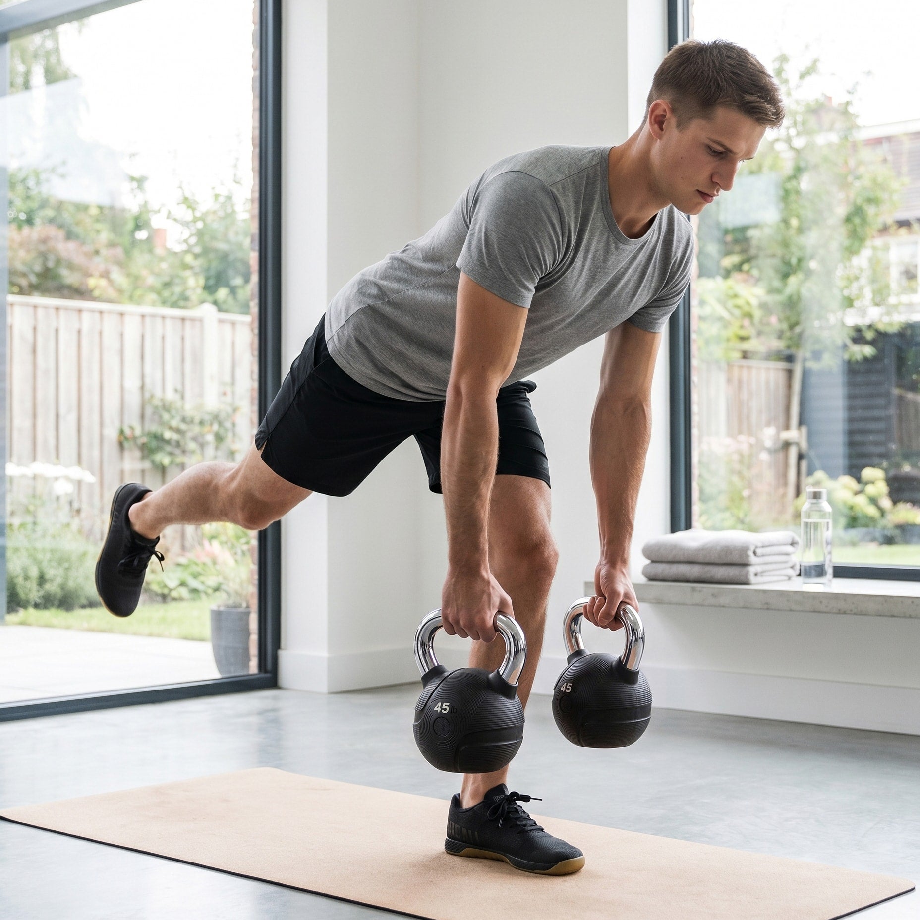 Cast Iron Kettlebell 45 lb-2